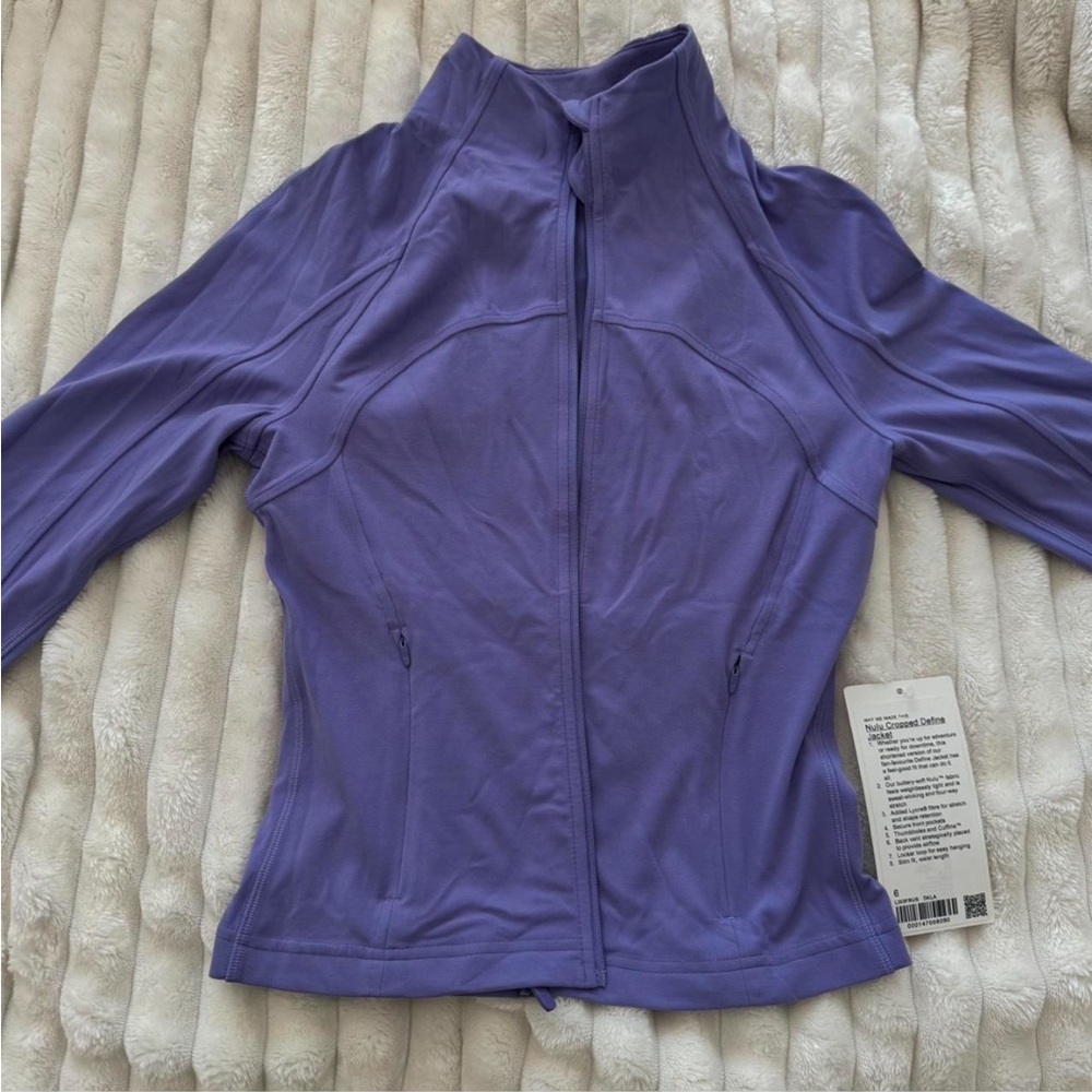Lululemon Nulu Define jacket and leggings Dark Lavender